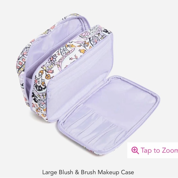 VB Large Blush & Brush Case Sig Cotton NWT - Picture 4 of 7